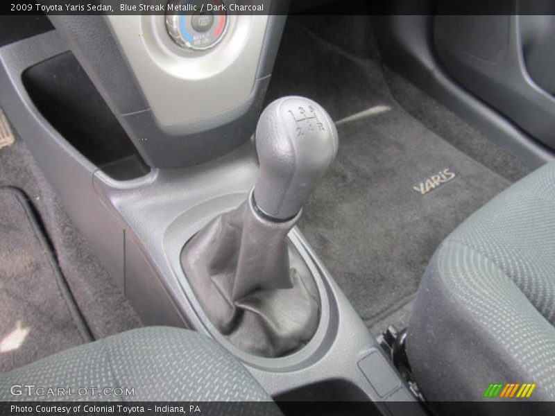 Blue Streak Metallic / Dark Charcoal 2009 Toyota Yaris Sedan