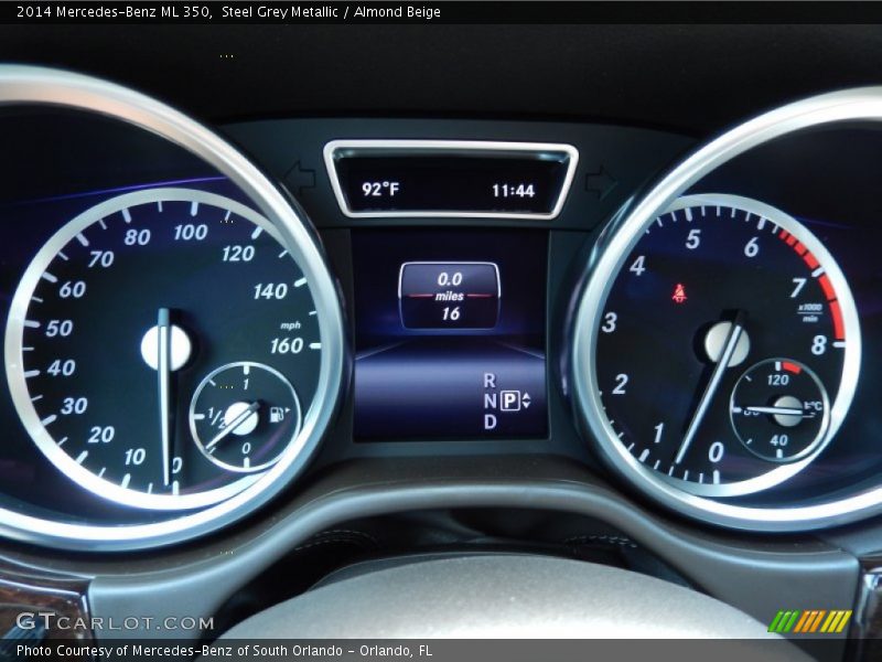  2014 ML 350 350 Gauges