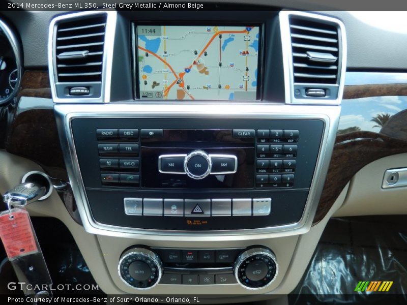 Steel Grey Metallic / Almond Beige 2014 Mercedes-Benz ML 350