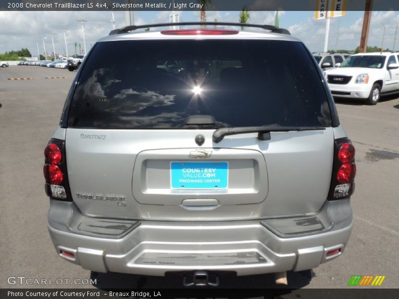 Silverstone Metallic / Light Gray 2008 Chevrolet TrailBlazer LS 4x4