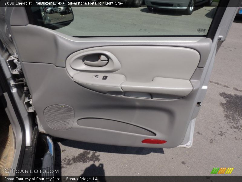 Silverstone Metallic / Light Gray 2008 Chevrolet TrailBlazer LS 4x4
