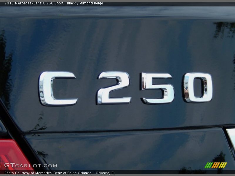 Black / Almond Beige 2013 Mercedes-Benz C 250 Sport