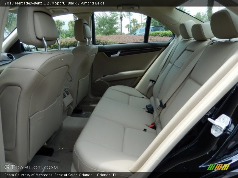 Black / Almond Beige 2013 Mercedes-Benz C 250 Sport