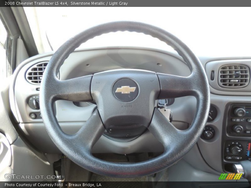 Silverstone Metallic / Light Gray 2008 Chevrolet TrailBlazer LS 4x4
