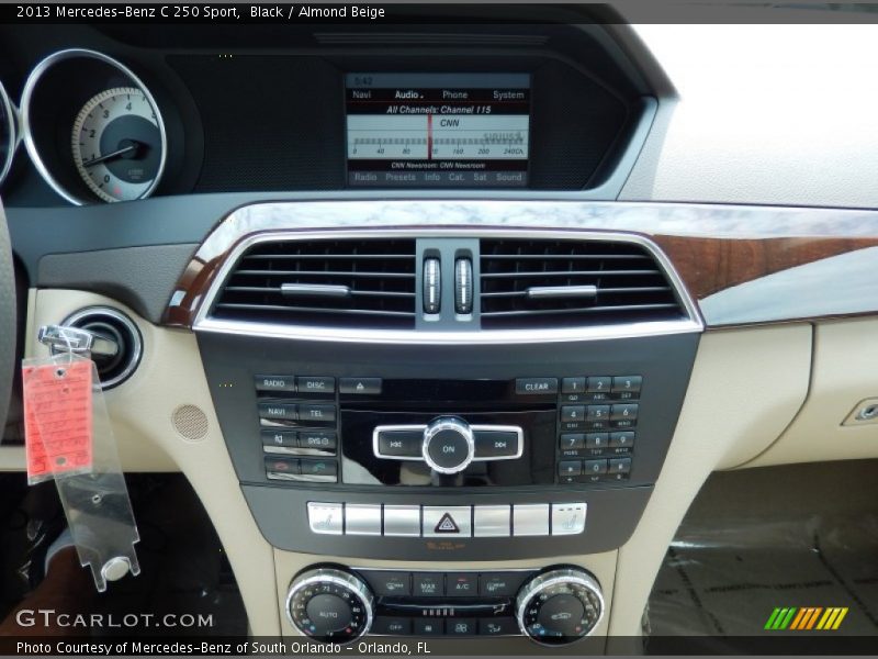 Black / Almond Beige 2013 Mercedes-Benz C 250 Sport