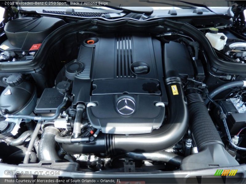 Black / Almond Beige 2013 Mercedes-Benz C 250 Sport