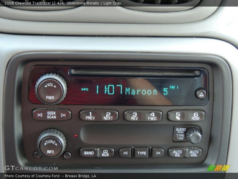Silverstone Metallic / Light Gray 2008 Chevrolet TrailBlazer LS 4x4