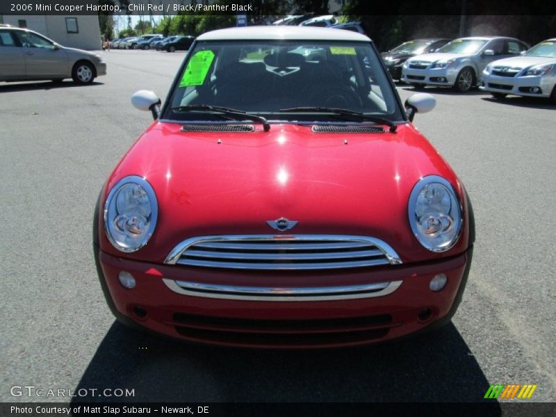 Chili Red / Black/Panther Black 2006 Mini Cooper Hardtop