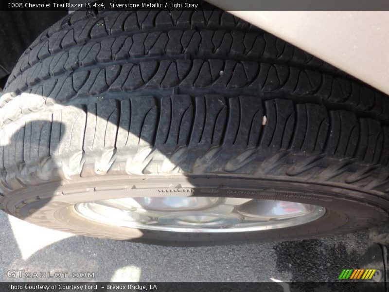 Silverstone Metallic / Light Gray 2008 Chevrolet TrailBlazer LS 4x4