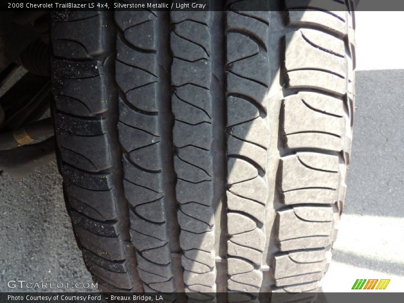 Silverstone Metallic / Light Gray 2008 Chevrolet TrailBlazer LS 4x4