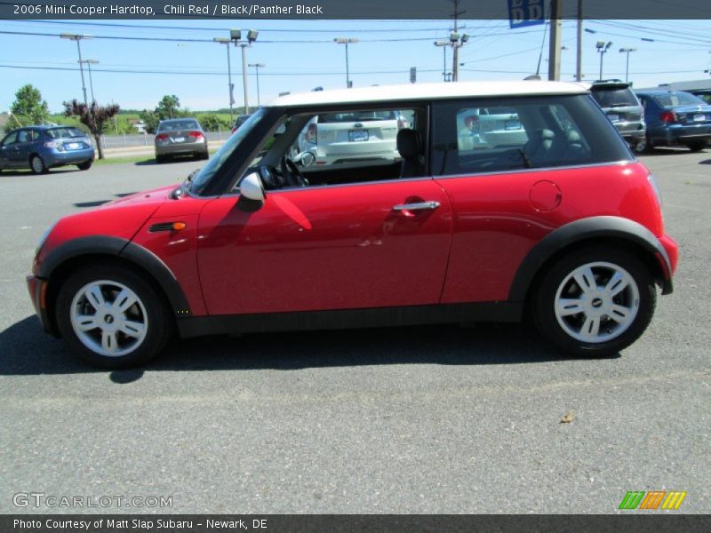 Chili Red / Black/Panther Black 2006 Mini Cooper Hardtop