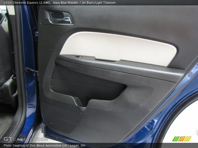 Navy Blue Metallic / Jet Black/Light Titanium 2010 Chevrolet Equinox LS AWD