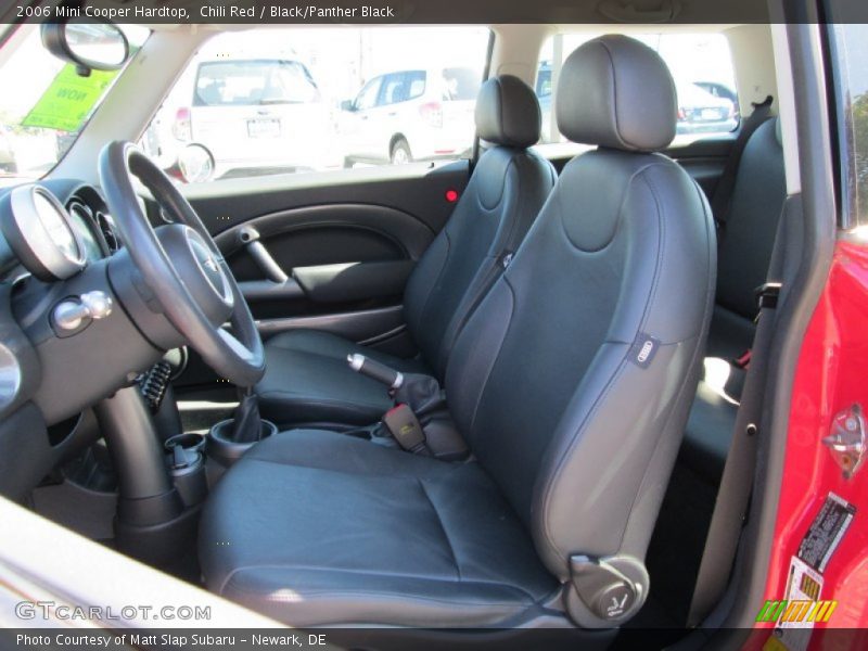 Chili Red / Black/Panther Black 2006 Mini Cooper Hardtop