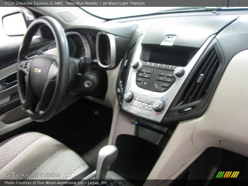 Navy Blue Metallic / Jet Black/Light Titanium 2010 Chevrolet Equinox LS AWD