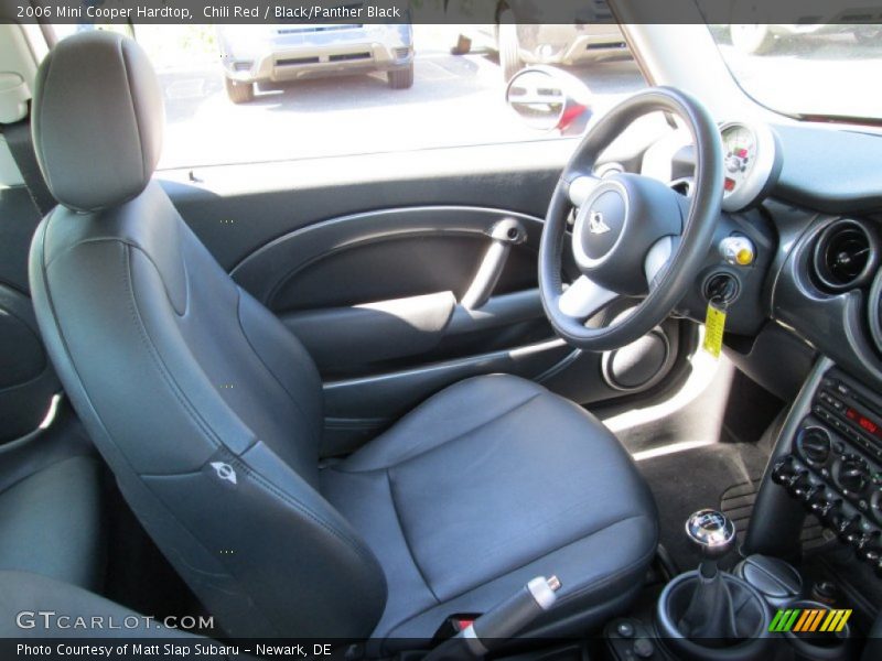 Chili Red / Black/Panther Black 2006 Mini Cooper Hardtop
