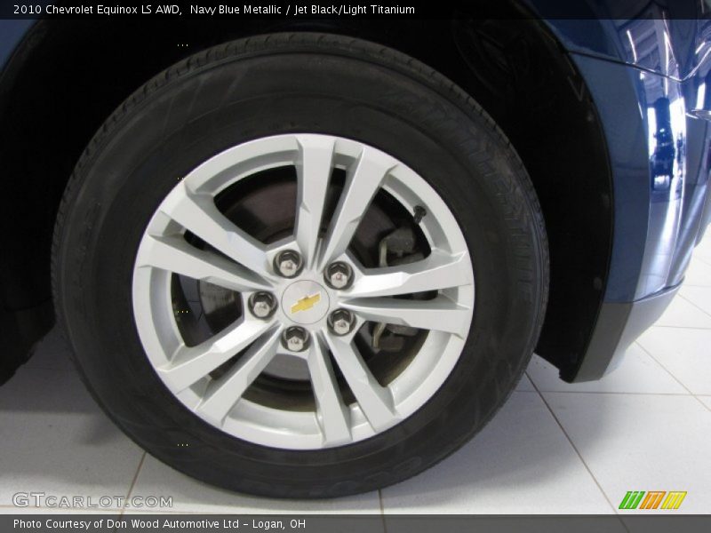 Navy Blue Metallic / Jet Black/Light Titanium 2010 Chevrolet Equinox LS AWD
