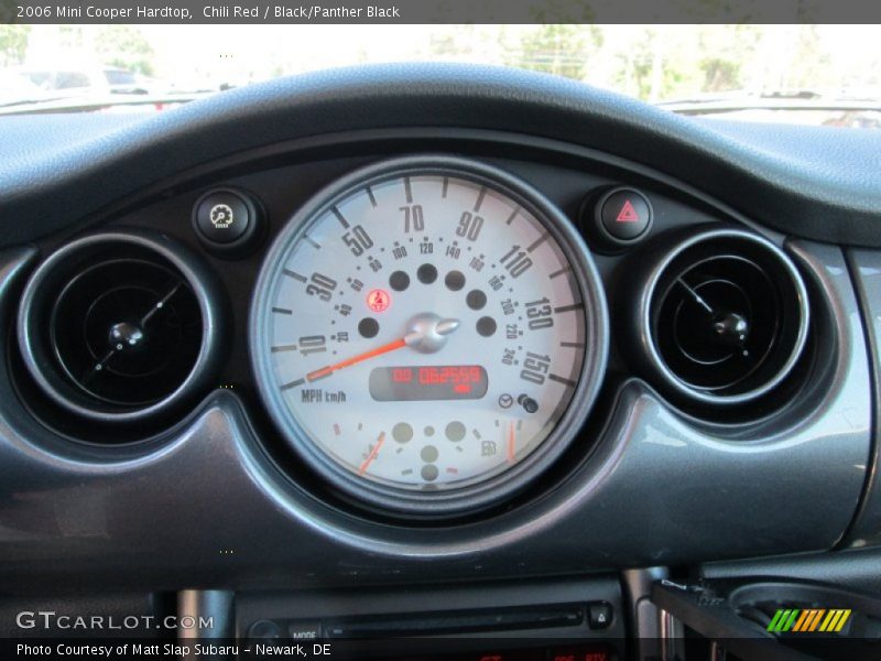 Chili Red / Black/Panther Black 2006 Mini Cooper Hardtop