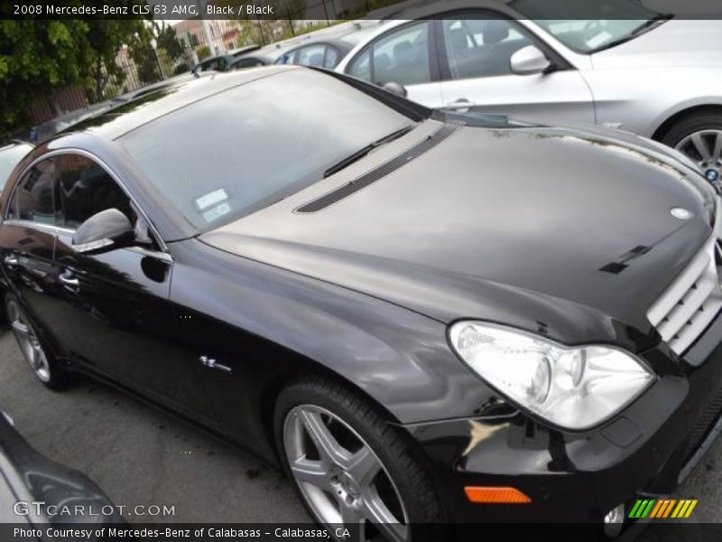 Black / Black 2008 Mercedes-Benz CLS 63 AMG