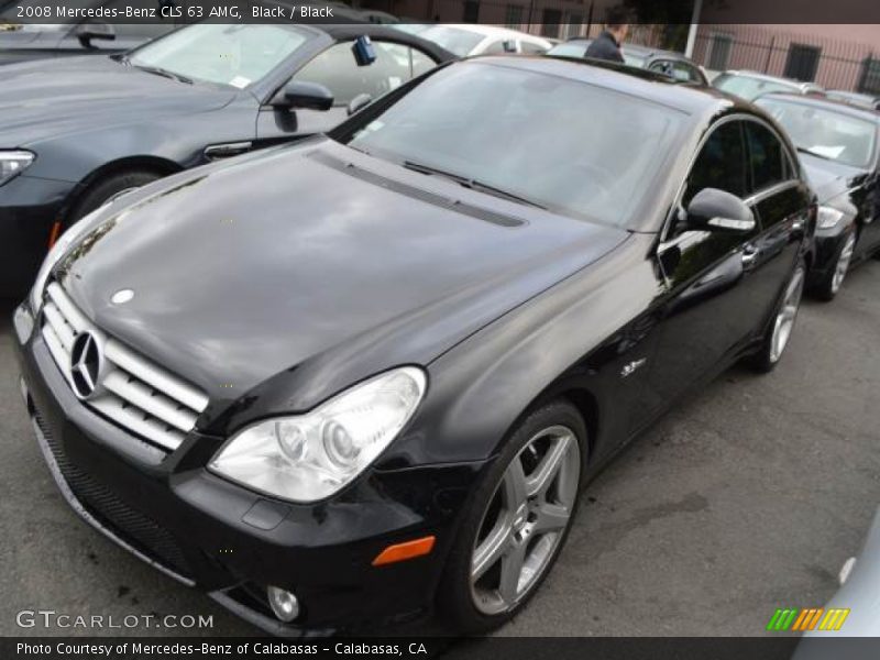 Black / Black 2008 Mercedes-Benz CLS 63 AMG