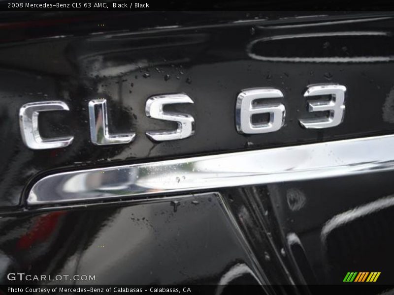 Black / Black 2008 Mercedes-Benz CLS 63 AMG
