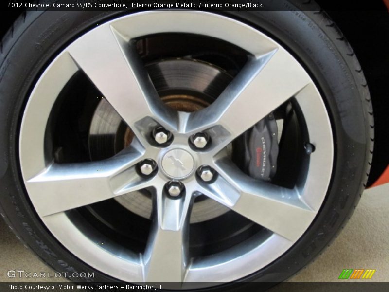 Inferno Orange Metallic / Inferno Orange/Black 2012 Chevrolet Camaro SS/RS Convertible