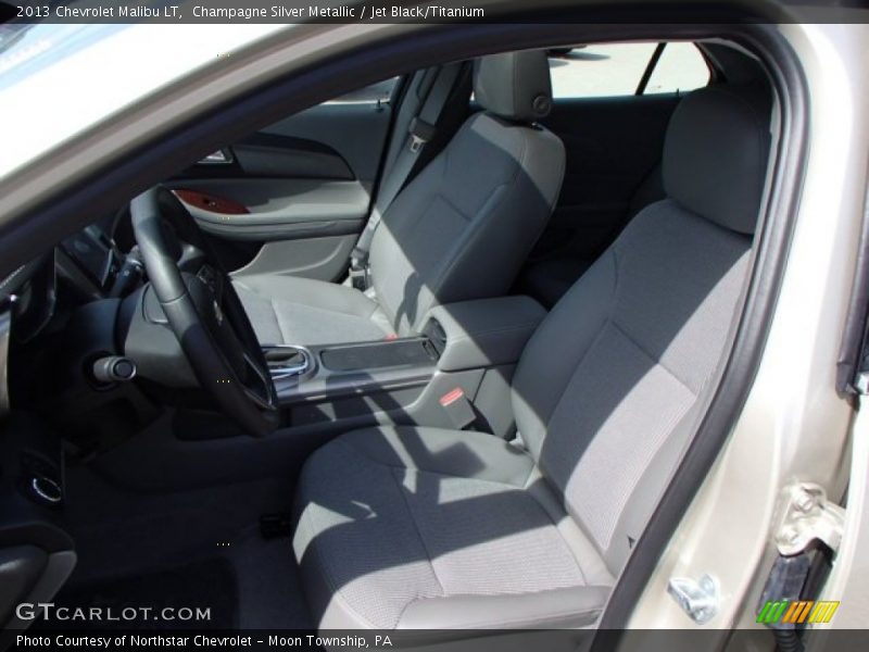 Champagne Silver Metallic / Jet Black/Titanium 2013 Chevrolet Malibu LT
