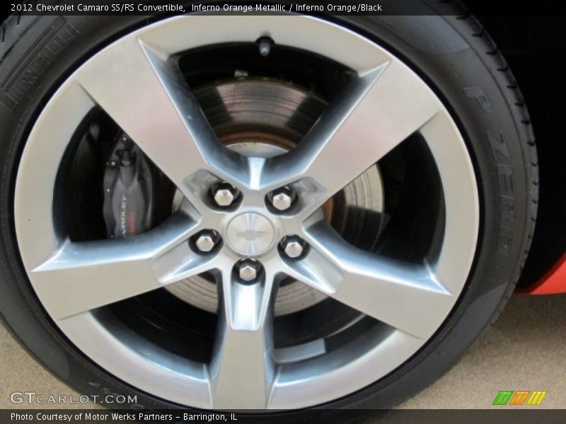 Inferno Orange Metallic / Inferno Orange/Black 2012 Chevrolet Camaro SS/RS Convertible
