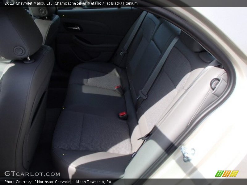 Champagne Silver Metallic / Jet Black/Titanium 2013 Chevrolet Malibu LT