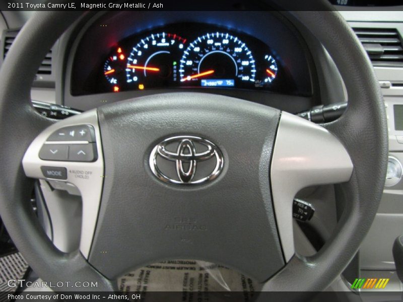 Magnetic Gray Metallic / Ash 2011 Toyota Camry LE