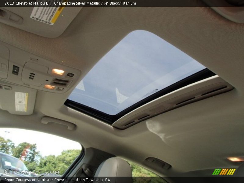 Champagne Silver Metallic / Jet Black/Titanium 2013 Chevrolet Malibu LT