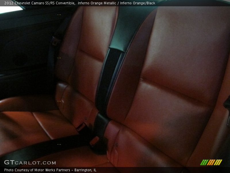 Inferno Orange Metallic / Inferno Orange/Black 2012 Chevrolet Camaro SS/RS Convertible