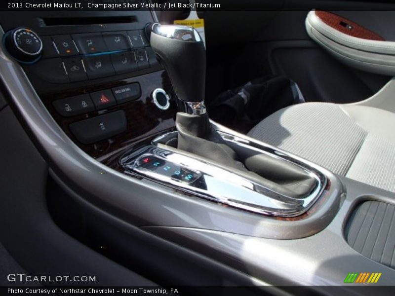 Champagne Silver Metallic / Jet Black/Titanium 2013 Chevrolet Malibu LT