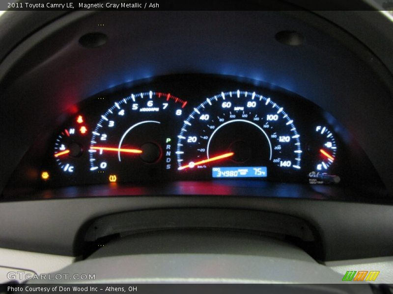 Magnetic Gray Metallic / Ash 2011 Toyota Camry LE