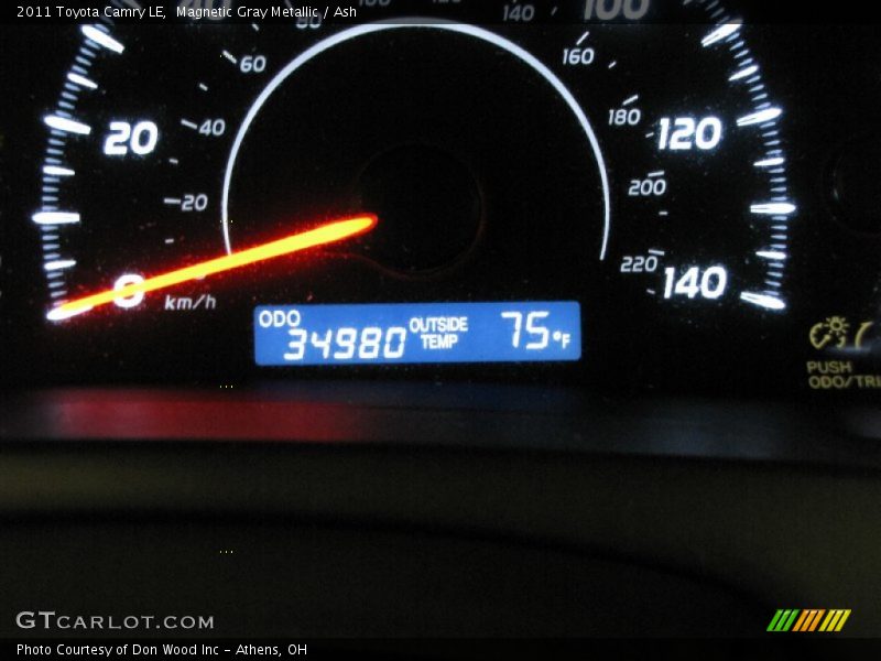 Magnetic Gray Metallic / Ash 2011 Toyota Camry LE