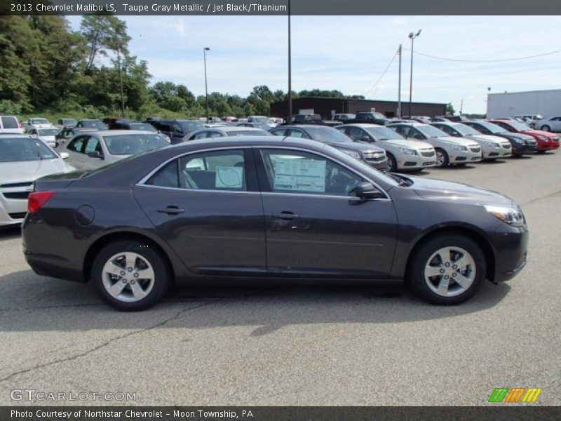 Taupe Gray Metallic / Jet Black/Titanium 2013 Chevrolet Malibu LS
