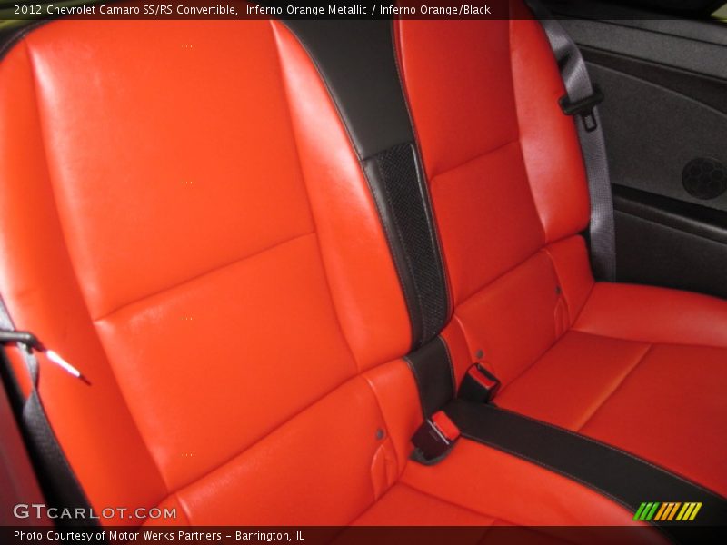 Inferno Orange Metallic / Inferno Orange/Black 2012 Chevrolet Camaro SS/RS Convertible