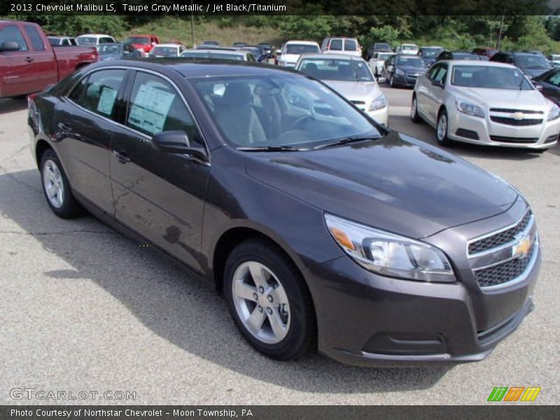 Taupe Gray Metallic / Jet Black/Titanium 2013 Chevrolet Malibu LS