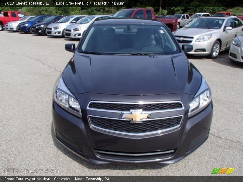 Taupe Gray Metallic / Jet Black/Titanium 2013 Chevrolet Malibu LS