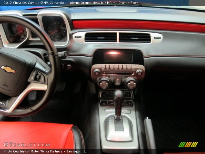 Inferno Orange Metallic / Inferno Orange/Black 2012 Chevrolet Camaro SS/RS Convertible