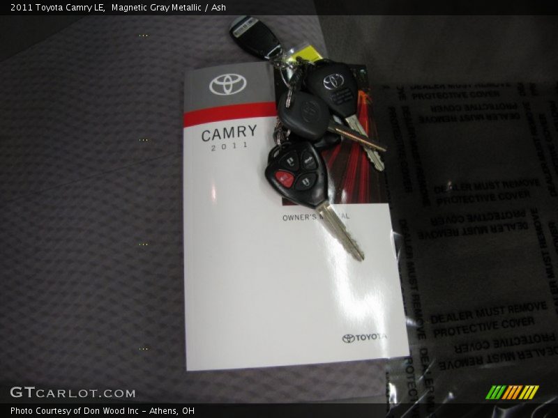 Magnetic Gray Metallic / Ash 2011 Toyota Camry LE