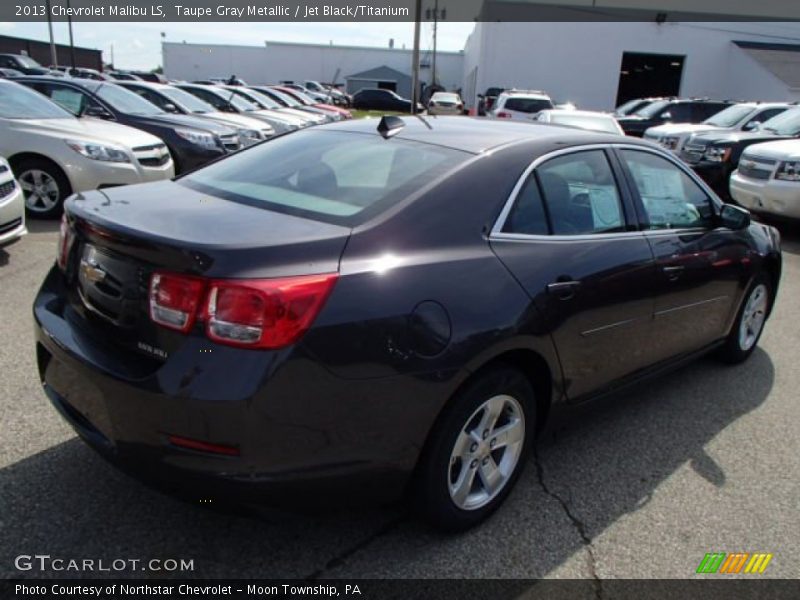 Taupe Gray Metallic / Jet Black/Titanium 2013 Chevrolet Malibu LS