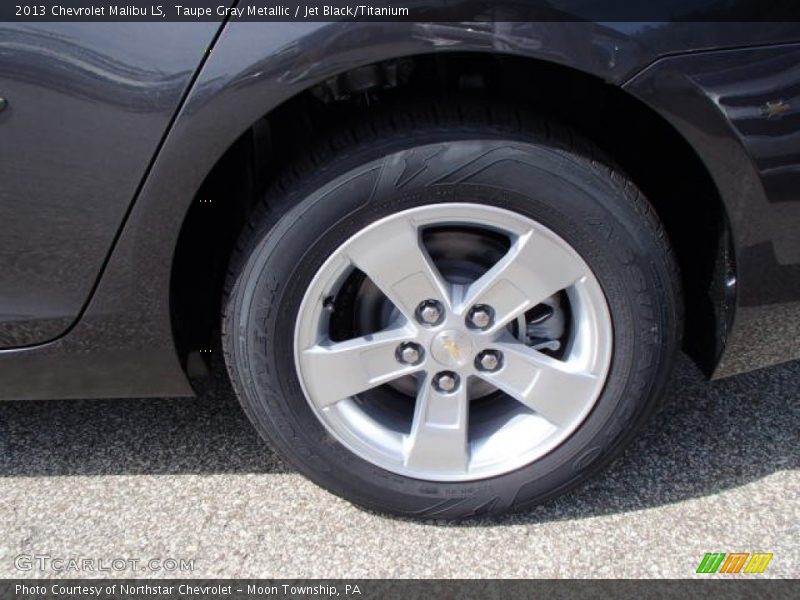 Taupe Gray Metallic / Jet Black/Titanium 2013 Chevrolet Malibu LS