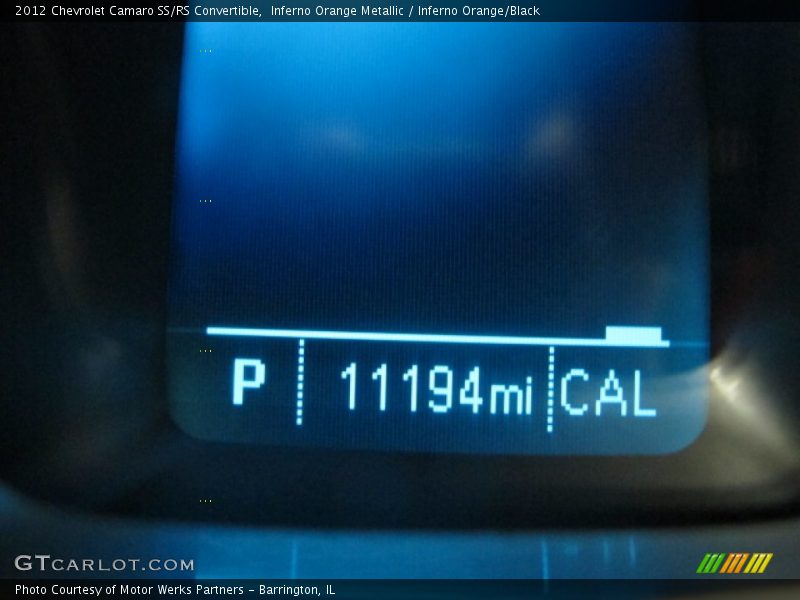Inferno Orange Metallic / Inferno Orange/Black 2012 Chevrolet Camaro SS/RS Convertible