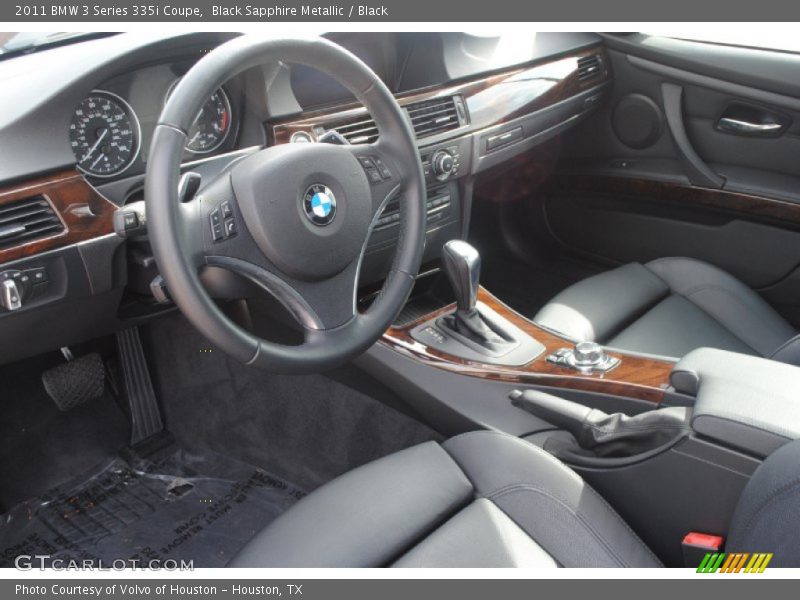 Black Sapphire Metallic / Black 2011 BMW 3 Series 335i Coupe