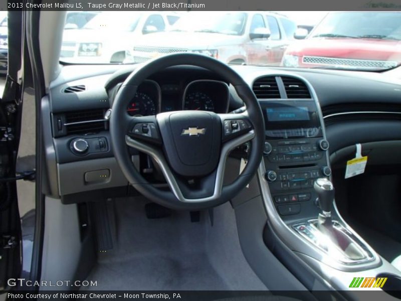 Taupe Gray Metallic / Jet Black/Titanium 2013 Chevrolet Malibu LS