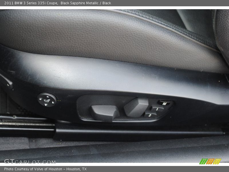 Black Sapphire Metallic / Black 2011 BMW 3 Series 335i Coupe