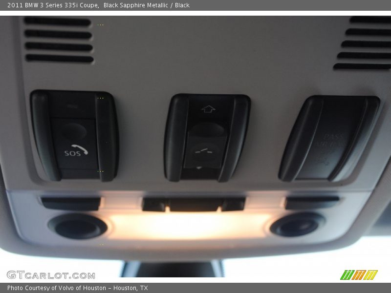 Black Sapphire Metallic / Black 2011 BMW 3 Series 335i Coupe