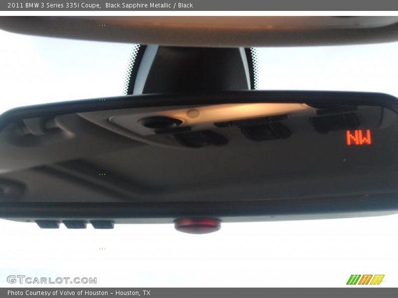 Black Sapphire Metallic / Black 2011 BMW 3 Series 335i Coupe