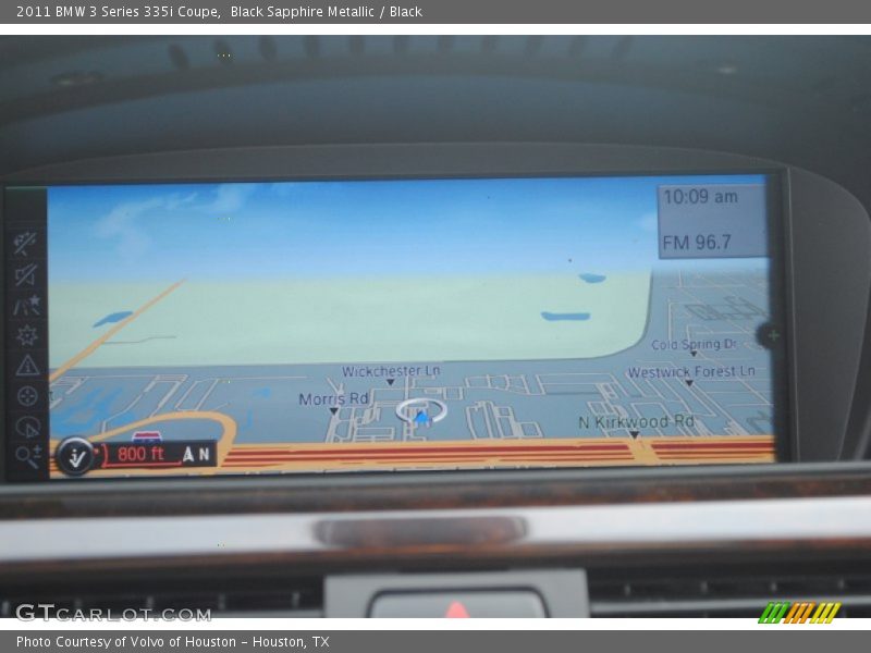 Black Sapphire Metallic / Black 2011 BMW 3 Series 335i Coupe