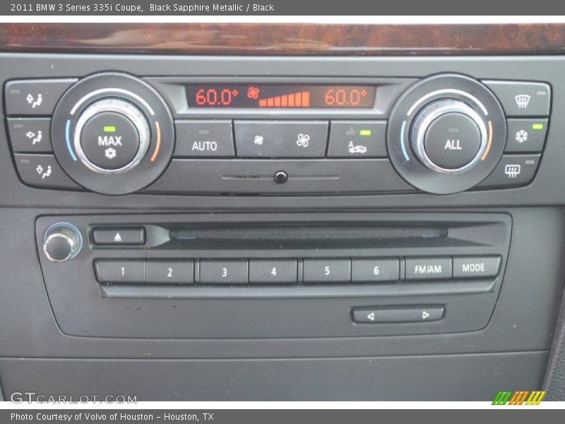 Black Sapphire Metallic / Black 2011 BMW 3 Series 335i Coupe